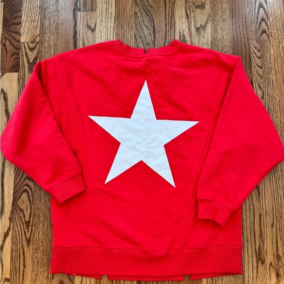 JoyLab Tops - JoyLab Vibrant Red Sweatshirt